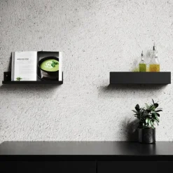 Nichba Shelf L40 wall shelf, black
