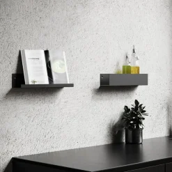 Nichba Shelf L40 wall shelf, black