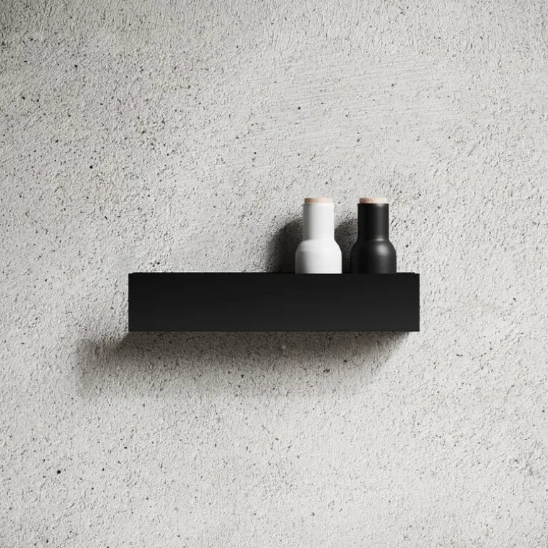 Nichba Shelf U40 wall shelf, black