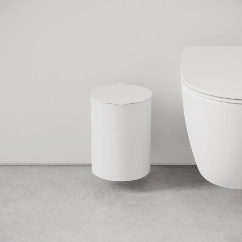 Nichba Toilet bin, white