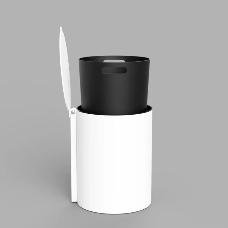 Nichba Toilet bin, white