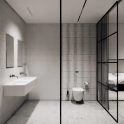 Nichba Toilet paper holder, white