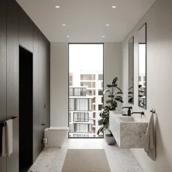 Nichba Toilet paper holder Extra, white