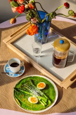 Nikari Alvar tray, birch-white laminate