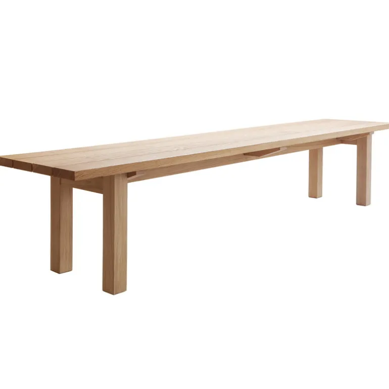 Nikari Arkipelago bench, 230 x 45 cm, oak
