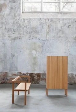 Nikari Arkitecture cabinet, 155 x 80 x 40 cm, oak