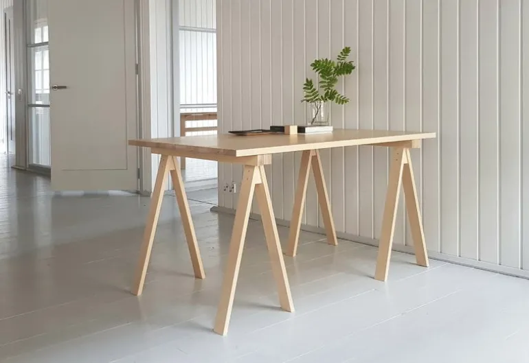 Nikari Arkitecture Trestle legs 2 pcs, birch