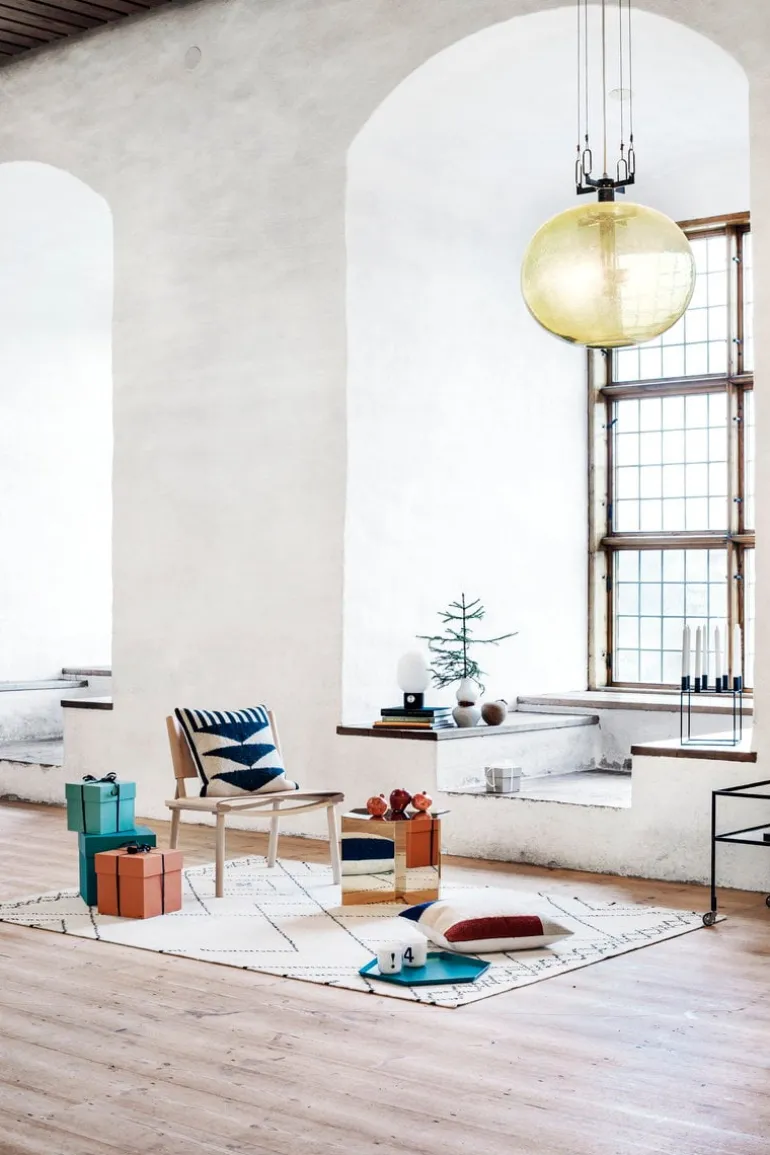 Nikari December chair, ash - natural leather