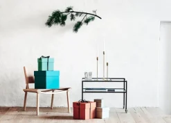 Nikari December chair, ash - natural leather