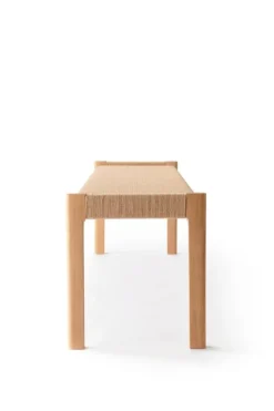 Nikari Detalji bech, 151 cm, oak - paper cord