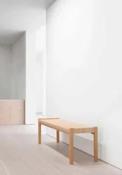 Nikari Detalji bech, 151 cm, oak - paper cord