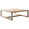 Nikari Frame Low 2/4 coffee table, oiled oak