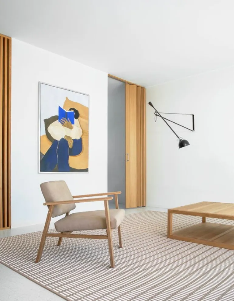 Nikari Frame Low 4/4 coffee table, oiled oak