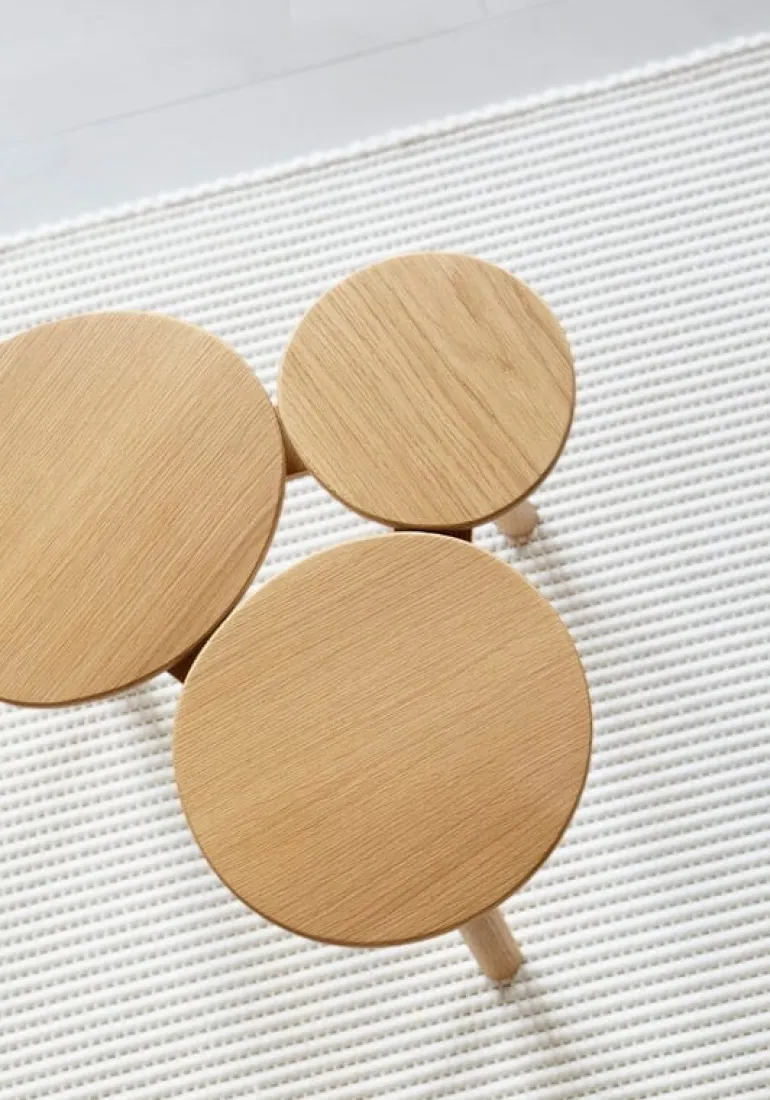 Nikari July stool/table, oak