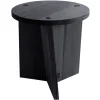 Nikari Marfa stool/table, black stained ash
