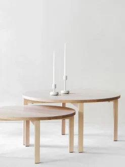 Nikari Periferia round coffee table, 70 cm, ash