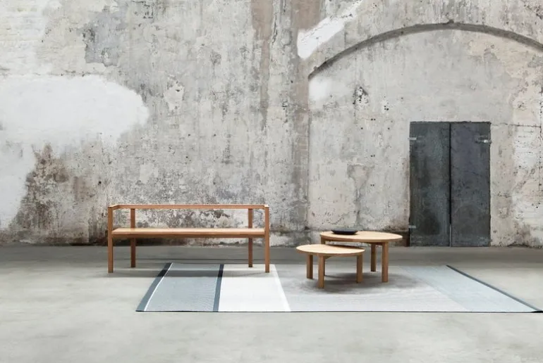 Nikari Periferia round coffee table, 90 cm, ash