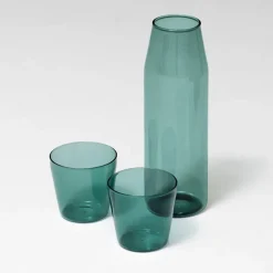 Nine Milk carafe, aqua