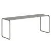 Nine Sine bench, grey