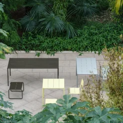 Nine Sine bench, grey