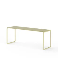 Nine Sine bench, yellow
