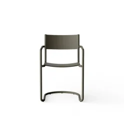 Nine Sine dining armchair, dark green
