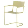 Nine Sine dining armchair, yellow