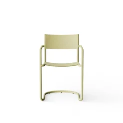 Nine Sine dining armchair, yellow