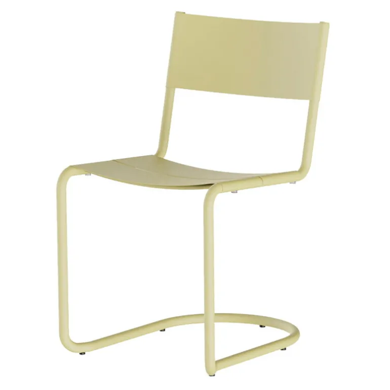 Nine Sine dining chair, yellow