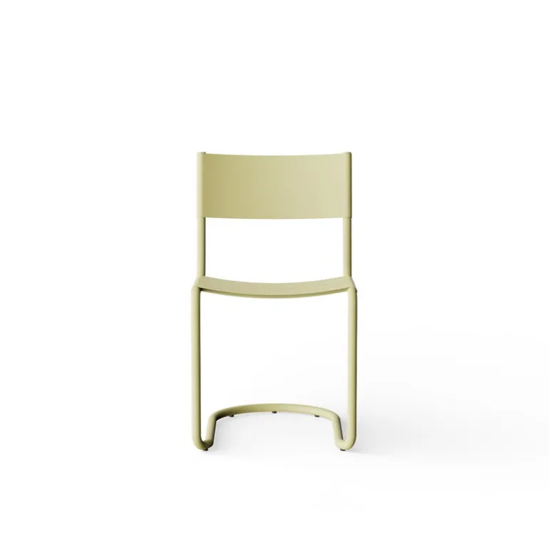 Nine Sine dining chair, yellow