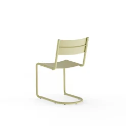Nine Sine dining chair, yellow