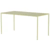 Nine Sine dining table, 151 x 75,5 cm, yellow