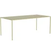 Nine Sine dining table, 189 x 94,5 cm, yellow