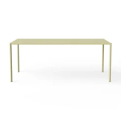 Nine Sine dining table, 189 x 94,5 cm, yellow