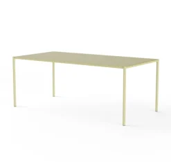 Nine Sine dining table, 189 x 94,5 cm, yellow