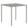 Nine Sine dining table, 75,5 x 75,5 cm, grey
