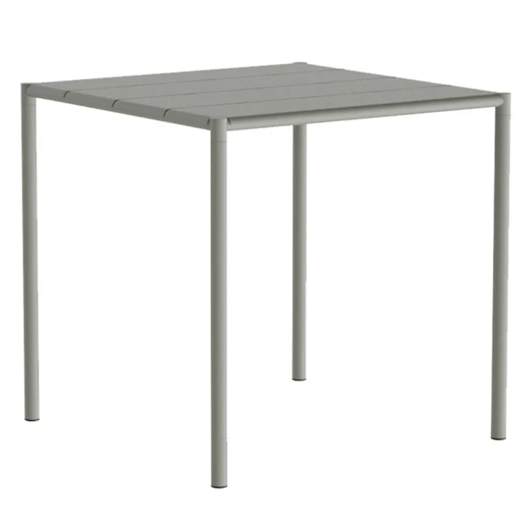 Nine Sine dining table, 75,5 x 75,5 cm, grey