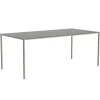 Nine Sine dining table, 189 x 94,5 cm, grey