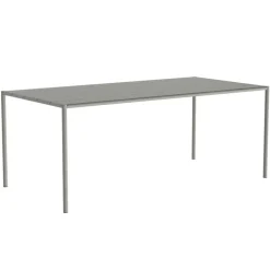 Nine Sine dining table, 189 x 94,5 cm, grey