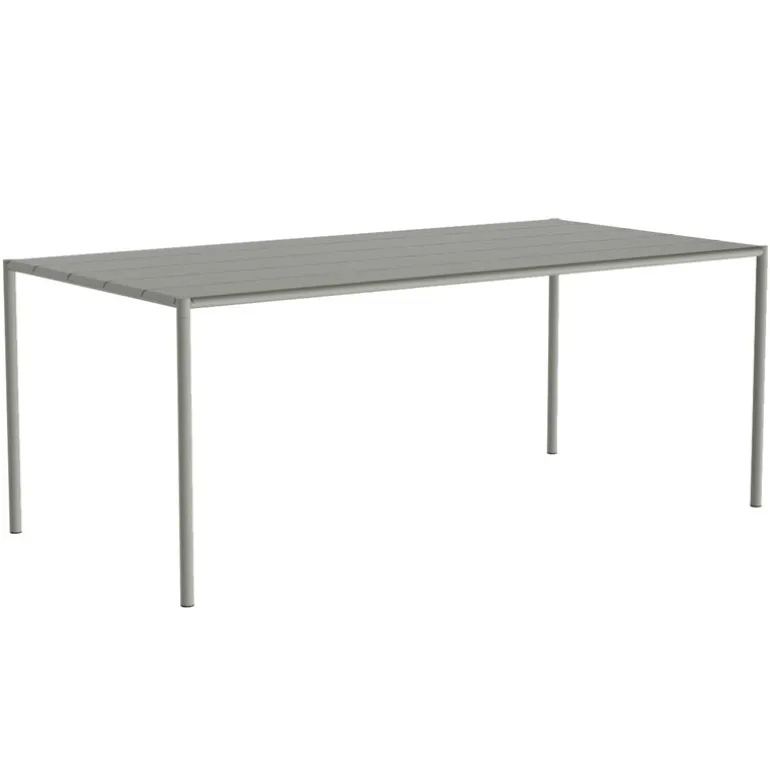 Nine Sine dining table, 189 x 94,5 cm, grey