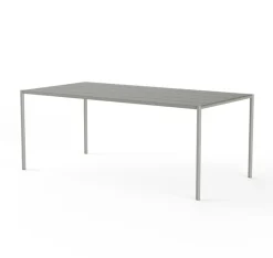 Nine Sine dining table, 189 x 94,5 cm, grey