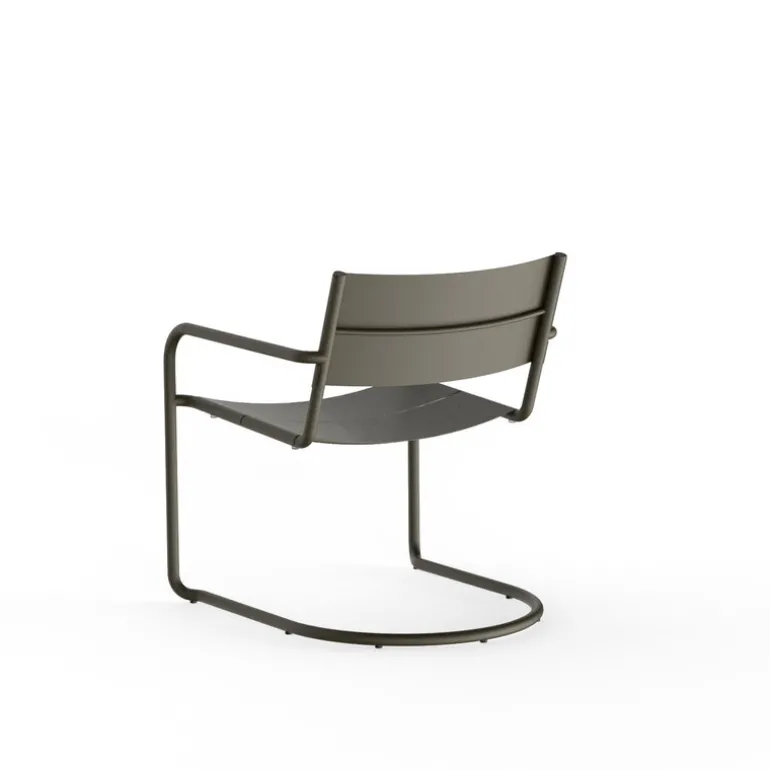 Nine Sine lounge chair, dark green