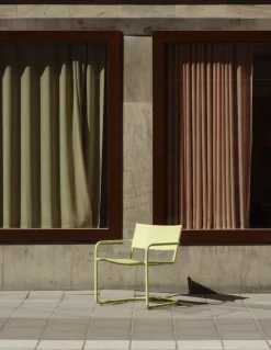 Nine Sine lounge chair, yellow