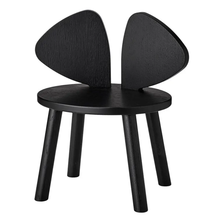 Nofred Mouse children's chair, black