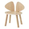 Nofred Mouse children's chair, lacquered oak