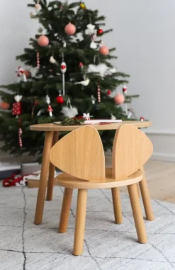 Nofred Mouse children's chair, lacquered oak