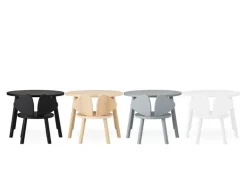 Nofred Mouse table, low, lacquered oak