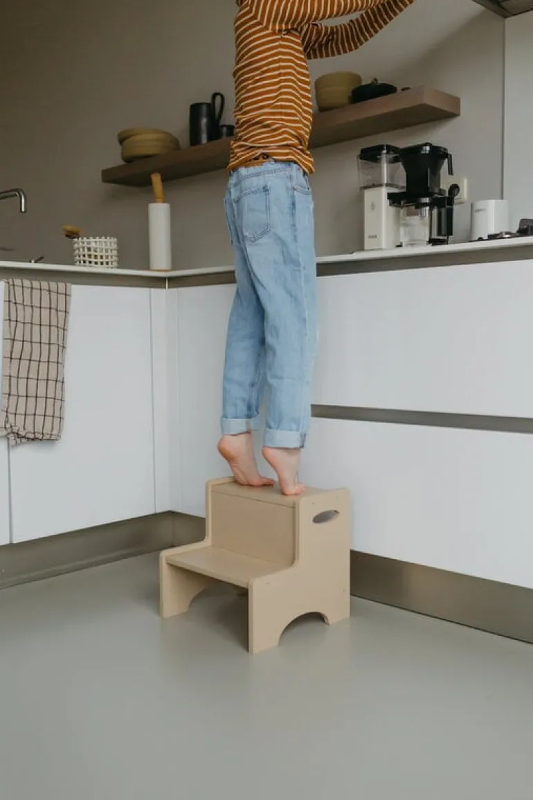 Nofred Step Up step ladder, beige