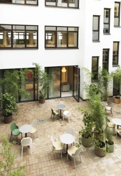 Normann Copenhagen Allez chair, white - molded wicker