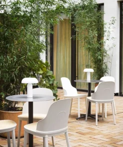 Normann Copenhagen Allez chair, white - molded wicker